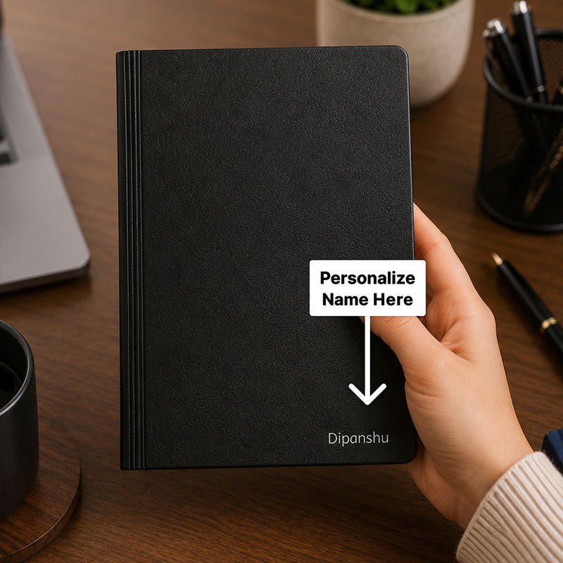 Personalized Leather Diary for Men & Women | Custom Name Notebook Journal | Premium Office & Gifting Diary by Love Craft Gifts™