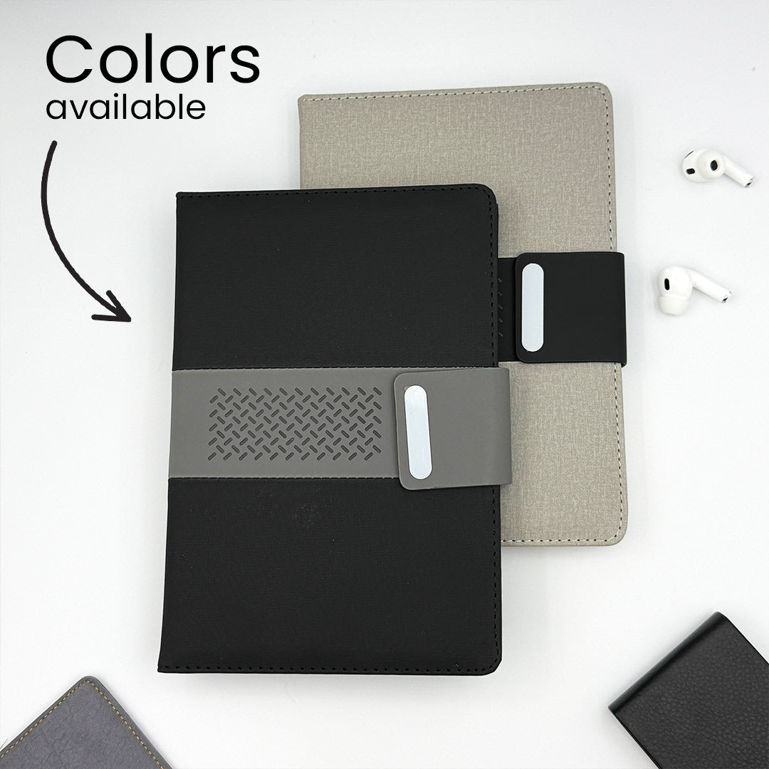 Personalized Premium Leatherette Diary with Custom Name | Professional Corporate Gift for Men & Women - 5.5x8.3" | Love Craft Gifts™