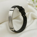 Personalized Men’s Leather Bracelet| Love Craft Gifts