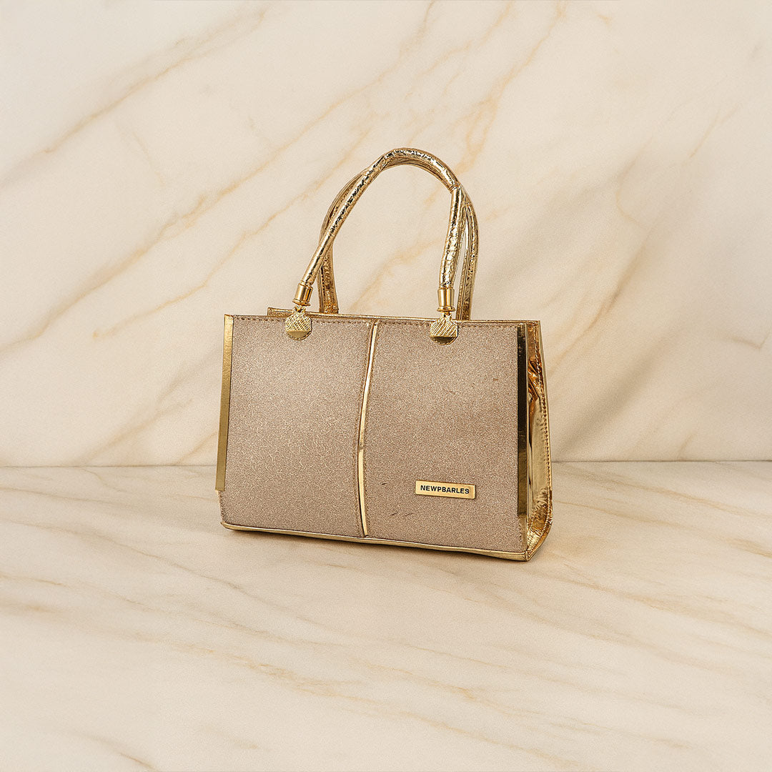 Luxury Golden Handbag for Women – Premium Designer Shoulder & Tote Bag | Love Craft Gifts