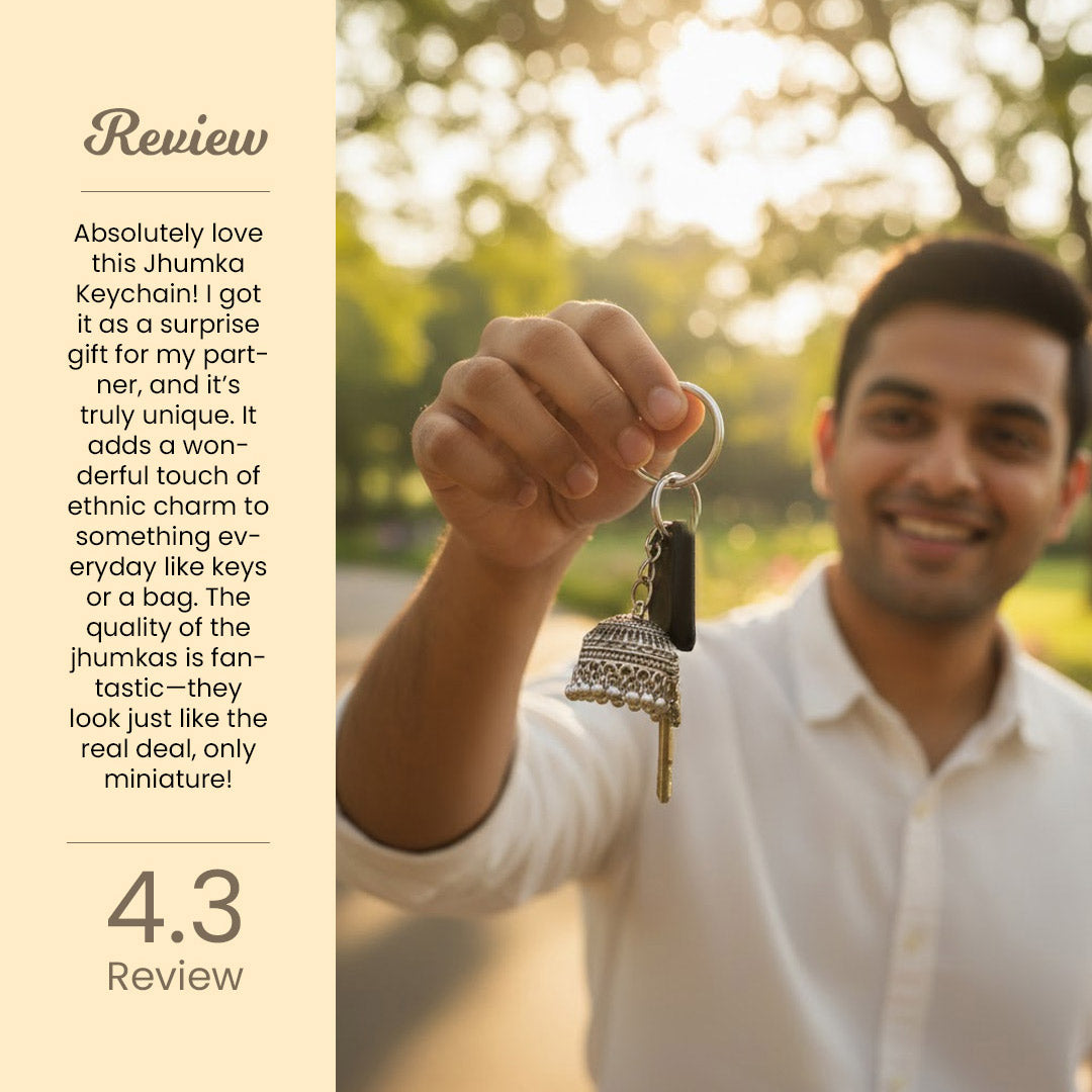 Trending Jhumka Keychain – Viral Instagram Style | Perfect for Gifting