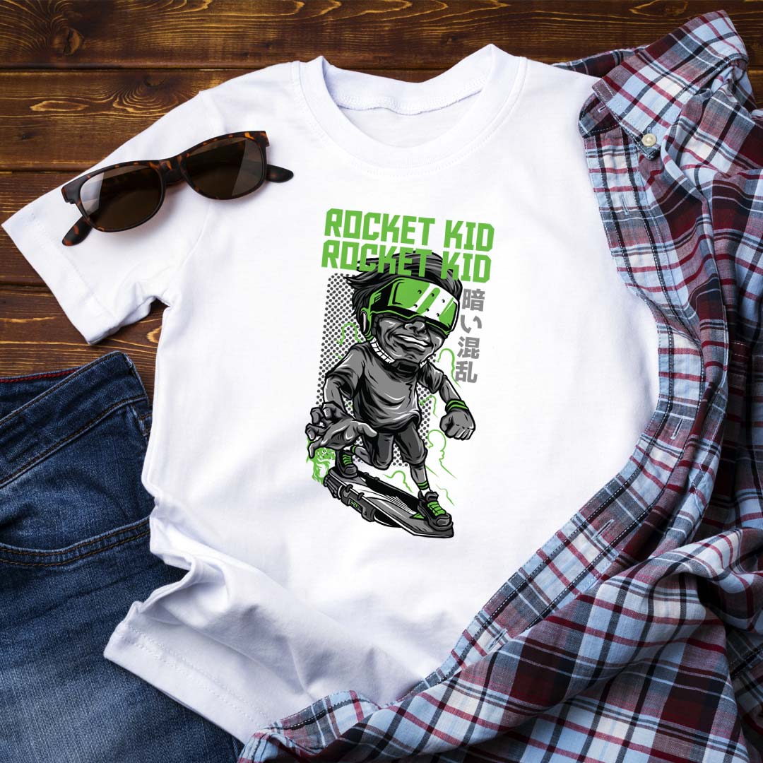 Rocket Kid Printed T-shirt | Love Craft Gifts