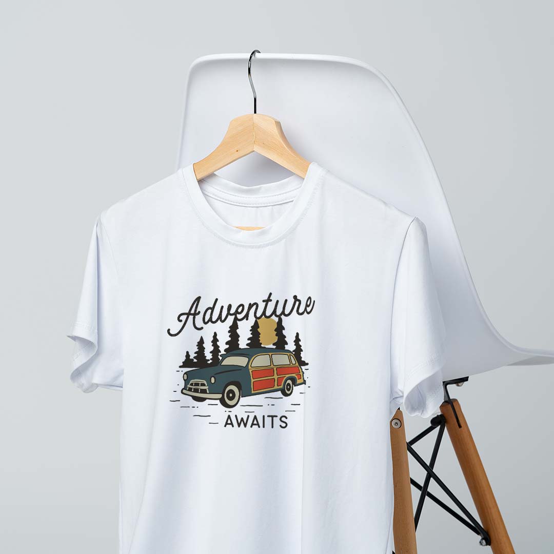 Adventure Awaits Printed T-shirt | Love Craft Gifts