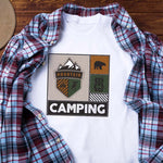 Vintage Camping Printed T-shirt | Love Craft Gifts