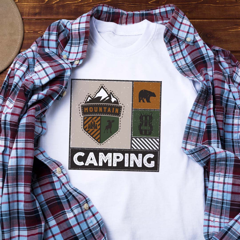 Vintage Camping Printed T-shirt | Love Craft Gifts
