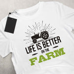 Life Is Better On The Farm Printed T-shirt | Love Craft Gifts