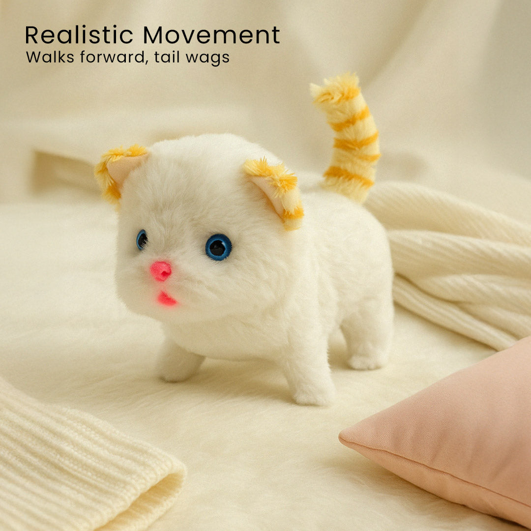 Talking & Walking Plush Cat – Fun and Engaging Toy for Kids| Love Craft Gifts