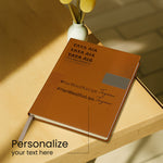 Personalized Metal Plate Notebook | Love Craft Gifts