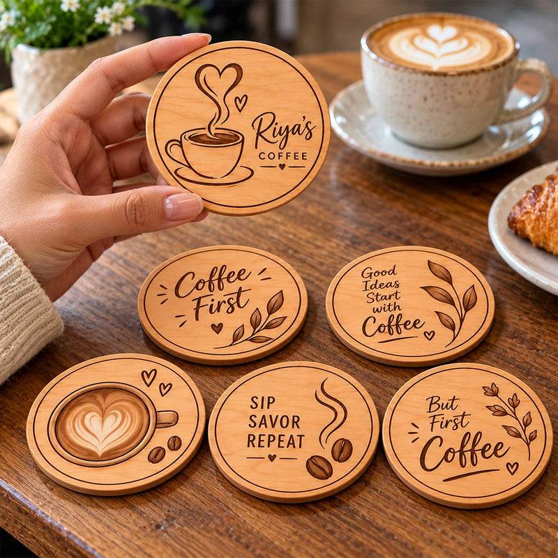 Tea & Coffee Beverage Coaster for Commercial & Personal Use | Love Craft Gifts™