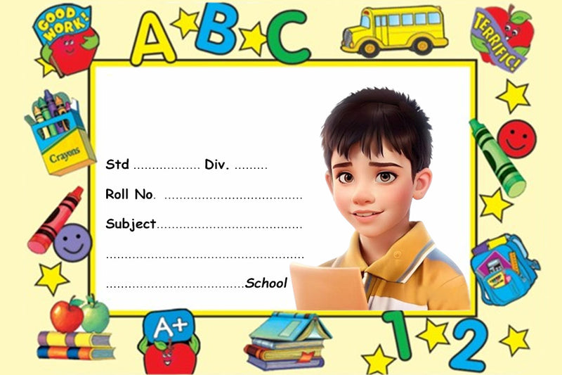 Customized Toon Photo Name Slip