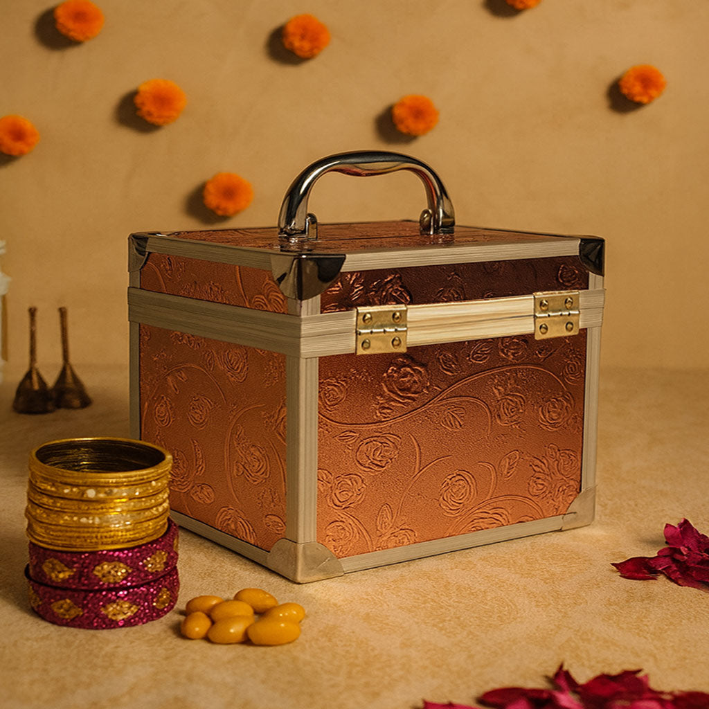 Personalized Gold Embossed Metal Bangle Box | Love Craft Gifts