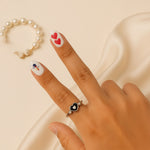 Hand-Painted Colorful Nail Art Set – Quirky Love Theme | Love Craft Gifts