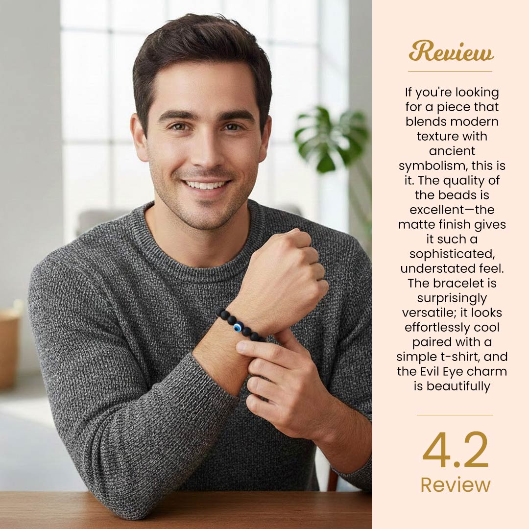 Evil Eye Bracelet – Protection from Negativity & Positive Energy Charm | Love Craft Gifts