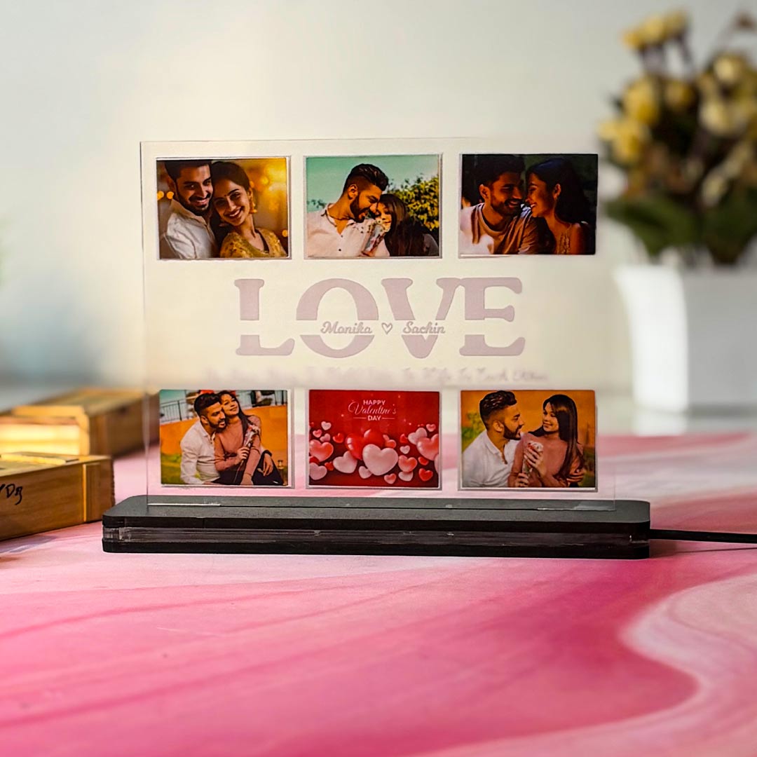 Acrylic Photo Frames and Personalized 3D Lamps