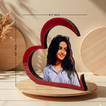 ❤️ Forever in My Heart – Personalized Acrylic Photo Frame (8.5×8.5 inch)