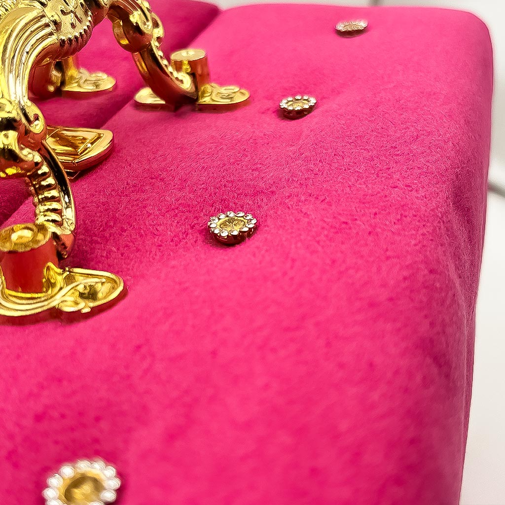 Personalized Velvet Bangle Box - Hot Pink | Love Craft Gifts