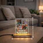 Personalized Couple Photo LED Lamp – Custom Acrylic Love Memory Night Light (8×6 Inch) | Love Craft Gifts