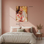 Personalized Wedding Photo Acrylic Wall Frame (18×24 & 24×36 Inch) | Love Craft Gifts