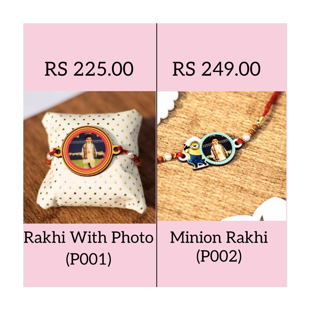 Naem Raksha Personalised name Rakhi for Raksha Bandhan - love craft gift