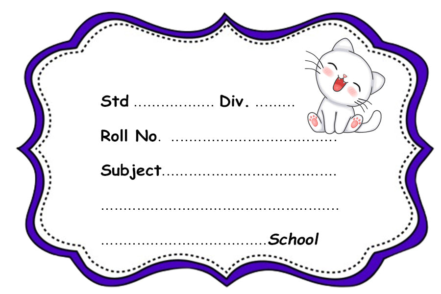 White Kitty Name Slips