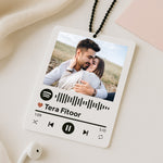 White Spotify Acrylic Car Hanger | Love Craft Gifts