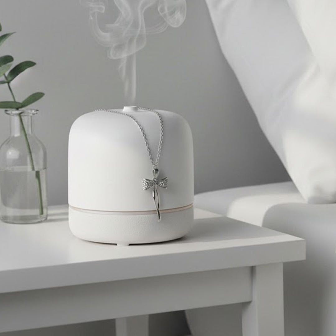 Bow Knot Pendant Necklace – Elegant Silver-Plated Jewelry for Women | Love Craft Gifts