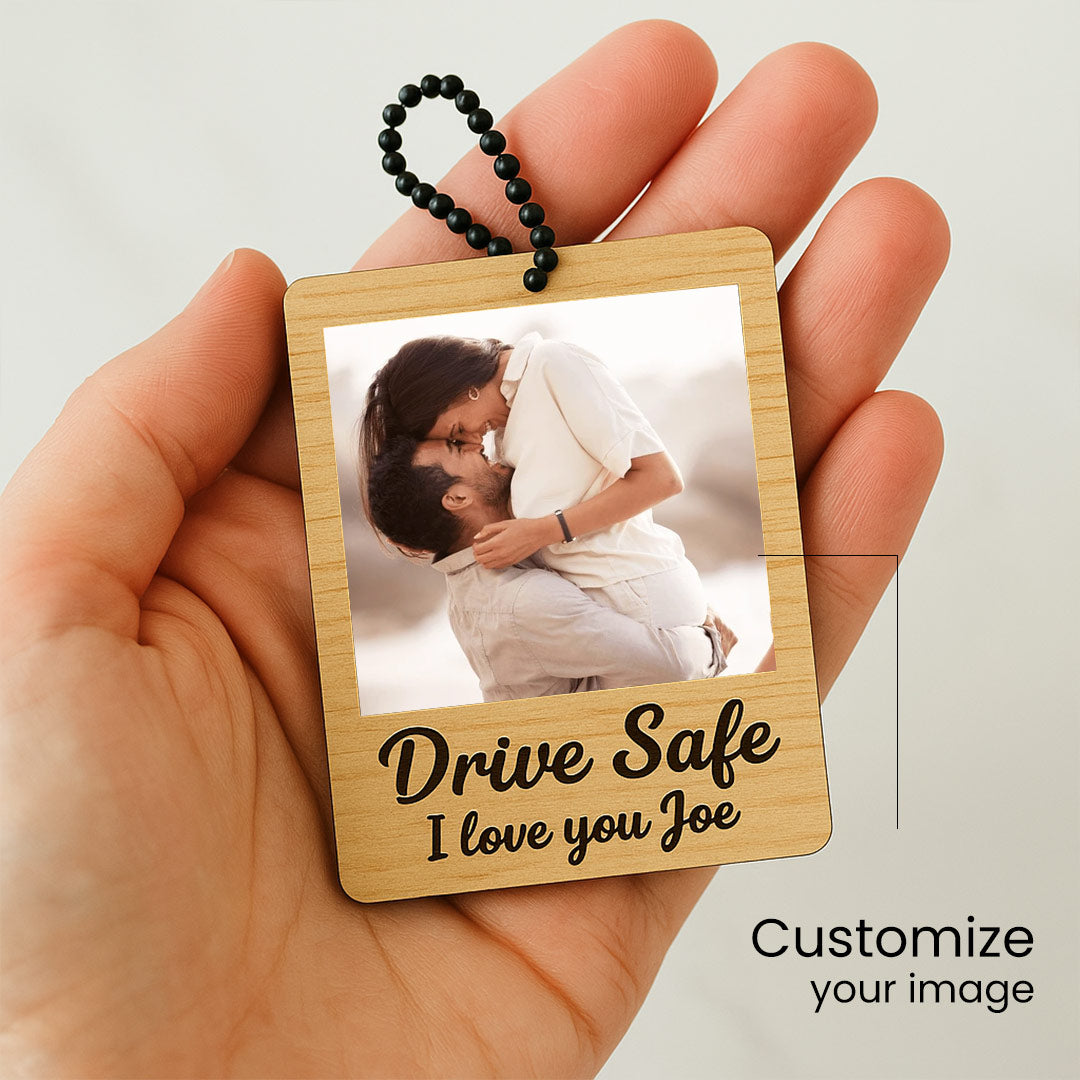 Drive Safe – Personalized Wooden Car Hanger | Love Craft Gifts