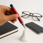 3-in-1 Multifunction Stylus Pen with Stand – Ballpoint, Stylus & Holder | Love Craft Gifts