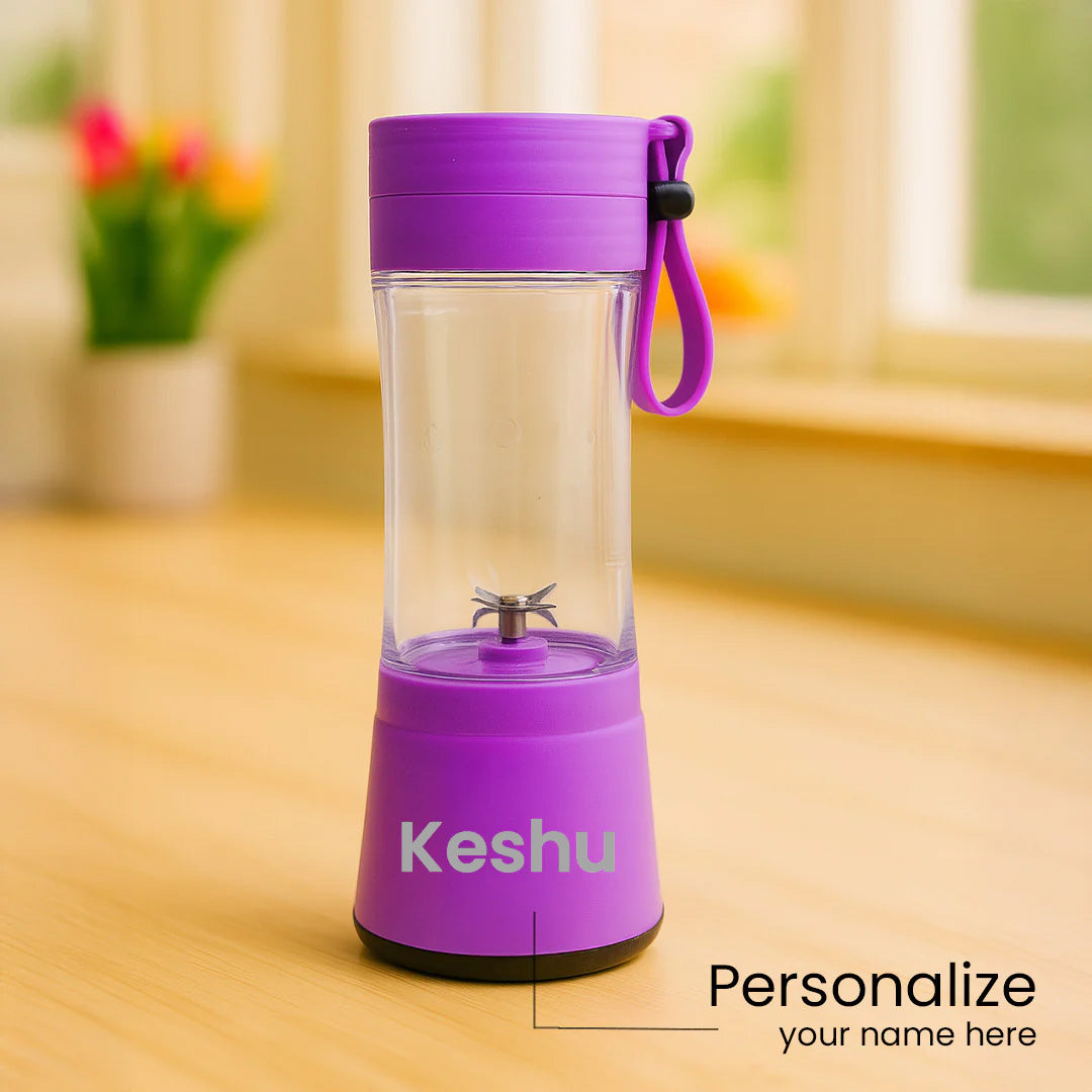 Personalized Portable Electric USB Blender Bottle