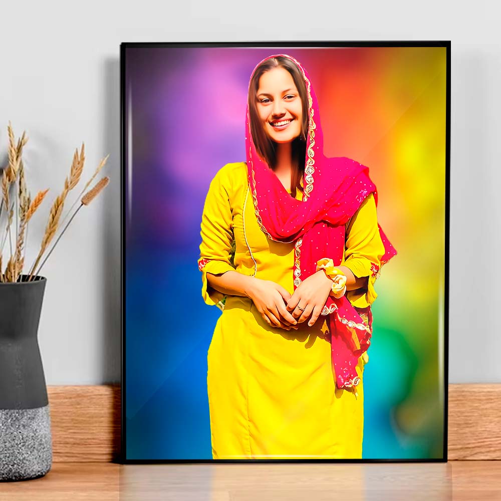 Digital Acrylic Oil Painting For Women