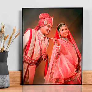 Wedding Digital Acrylic Oil Painting