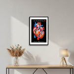 Personalized Heart Collage Acrylic Wall Frame (8×12”) | Love Craft Gifts