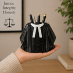Personalized Lawyer Coat Pen Stand (Standard Size) – Custom Name Desk Organizer Gift | Love Craft Gifts™