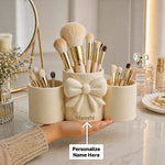 Personalized Makeup Brush Holder Organizer (Standard Size) – Custom Name Vanity Storage Gift | Love Craft Gifts™