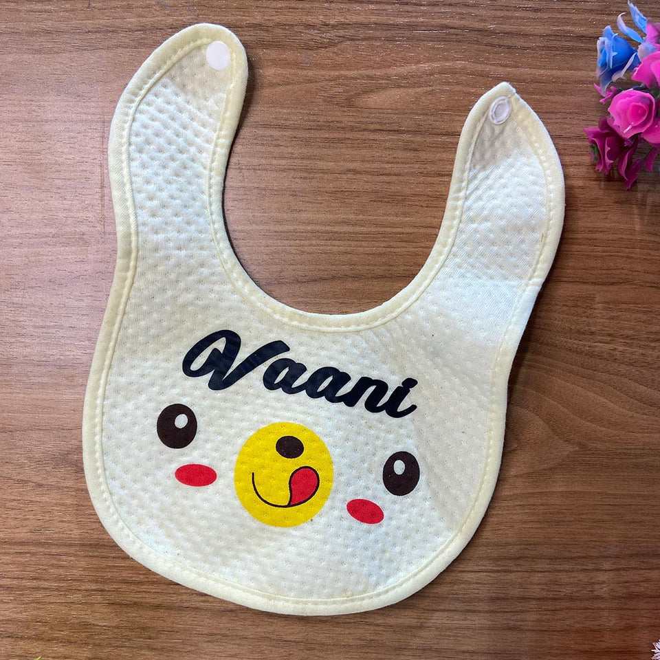 Personalized Bib for Baby Eating & Drooling