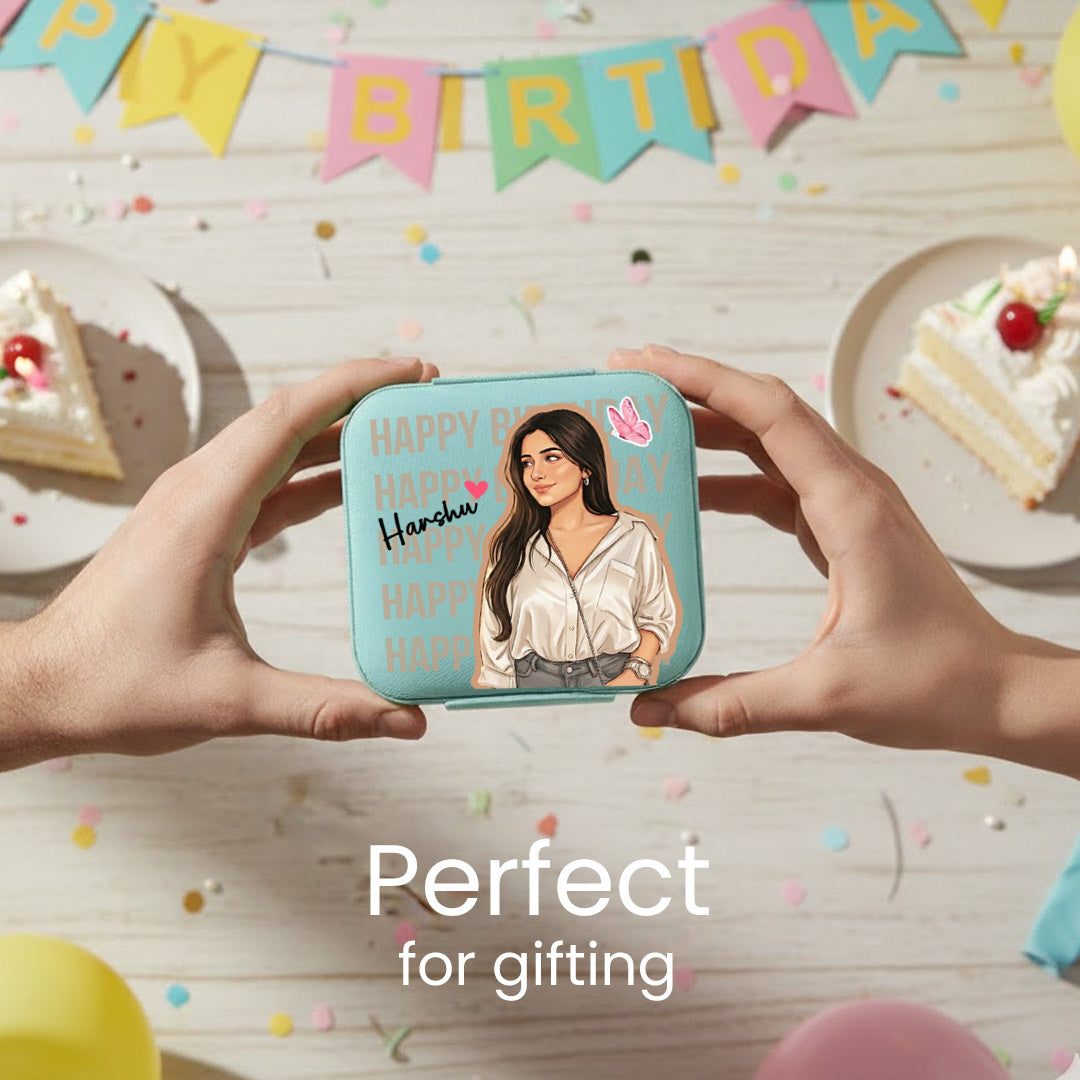 Personalized Jewellery Travel Case – A Thoughtful Birthday Gift for Her | Love Craft Gifts