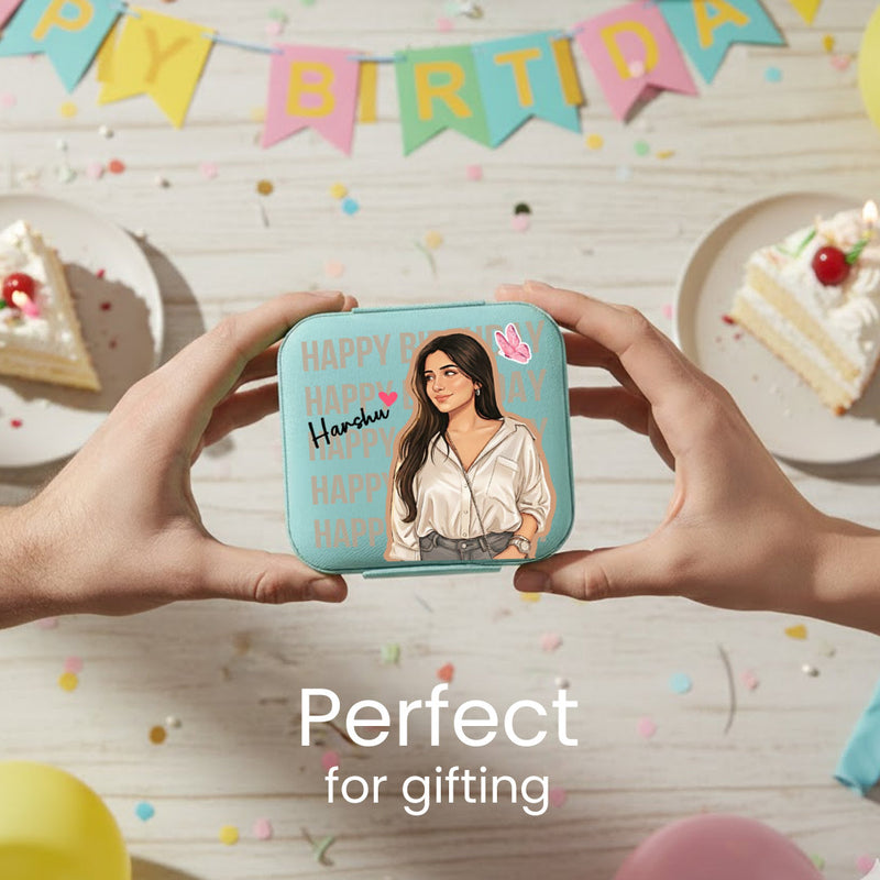 Personalized Jewellery Travel Case – A Thoughtful Birthday Gift for Her | Love Craft Gifts