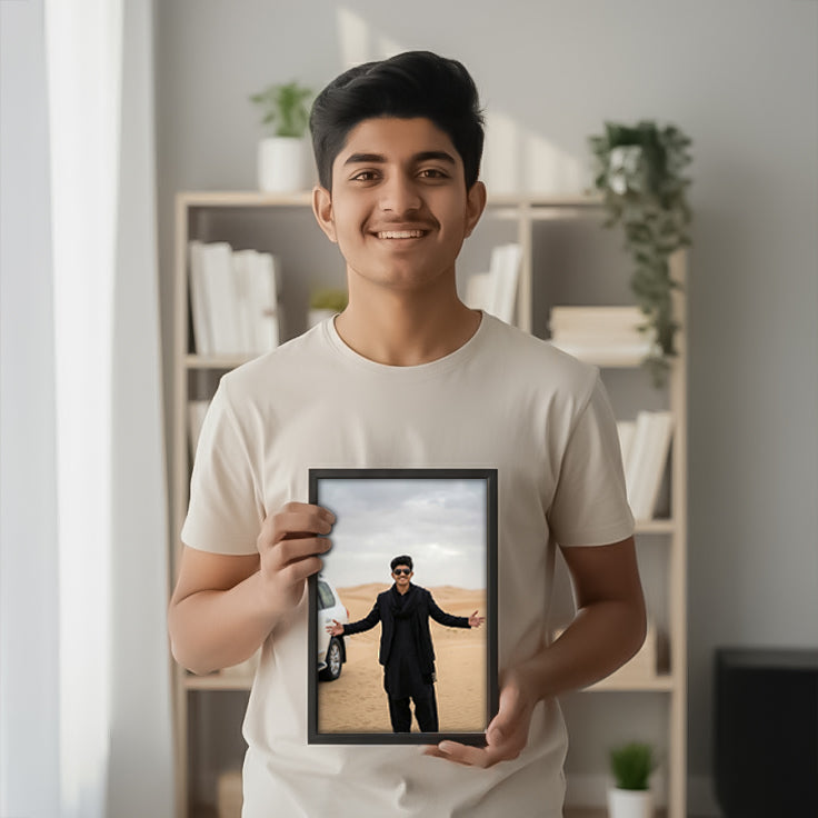 Dhurandhar Movie Style Photo Wall Frame (12×8 Inch) | Love Craft Gifts