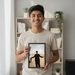 Dhurandhar Movie Style Photo Wall Frame (12×8 Inch) | Love Craft Gifts