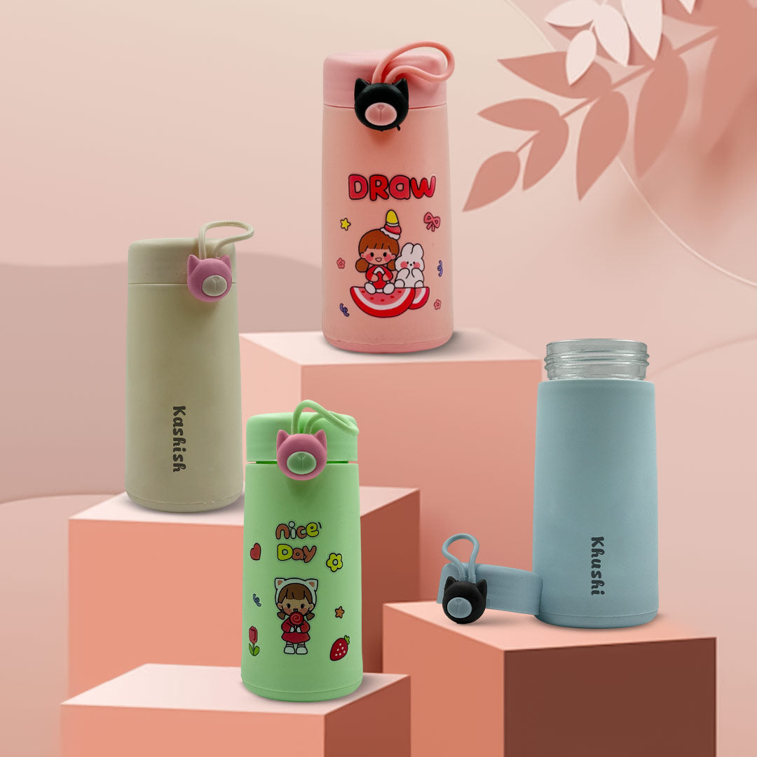 Best Personalized Cartoon Glass Water Bottle