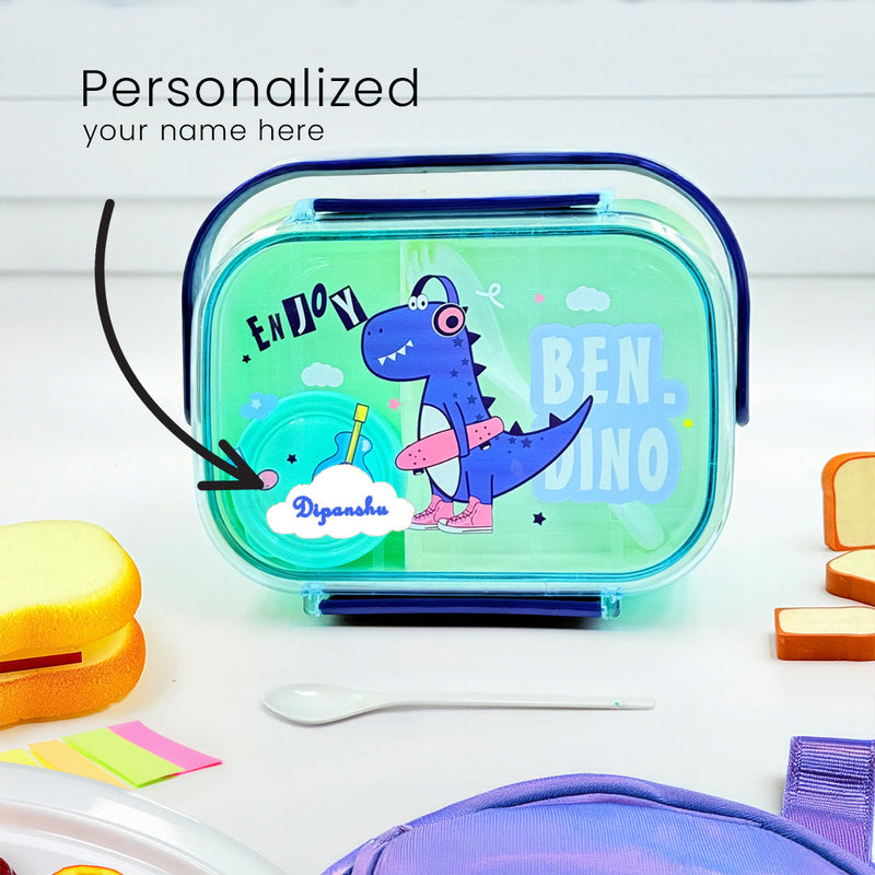 Customized Big Lunch Box with Unicorn/Dragon Design
