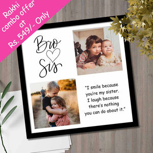 Photo Collage Frame-Photo Collage for Rakhi | Love Craft Gifts