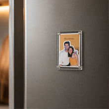 Personalized Couple Photo Acrylic Fridge Magnet | Wedding Photo Magnet | Romantic Keepsake Gift for Couple | 2x3" | Love Craft Gifts™