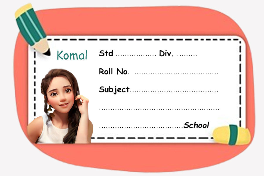 Cartoon Design Name Slip
