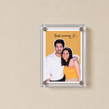 Personalized Couple Acrylic Photo Fridge Magnet | Romantic Keepsake Gift for Him & Her | Love Craft Gifts™