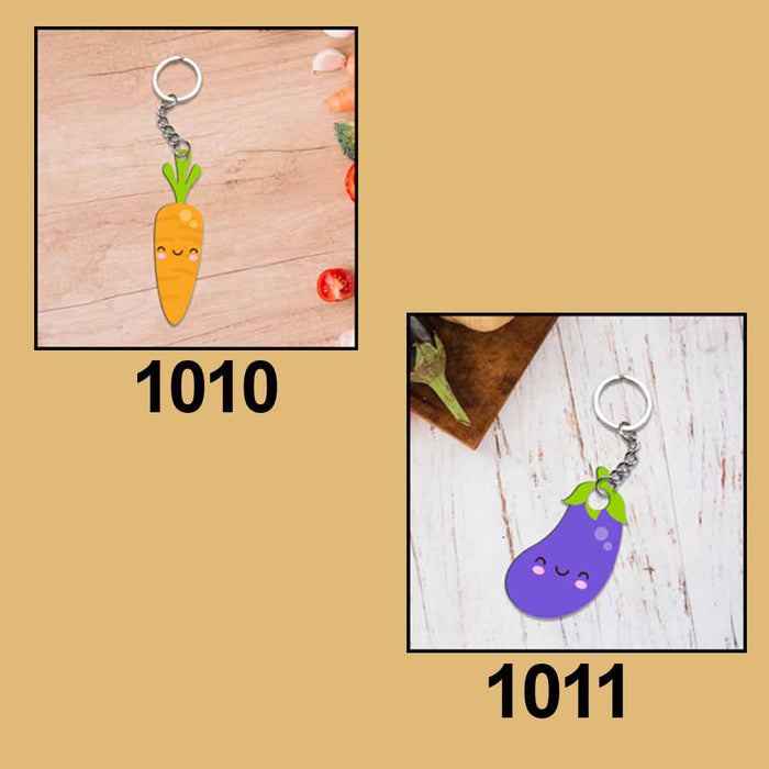 Greens on the Go: Vegetable Keychain Collection | Love Craft Gifts