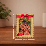 Personalized Couple Wooden Photo Frame Gift Romantic Love Desk Decor 5x7" | Love Craft Gifts