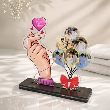 Together Forever Glow – Personalized Couple Acrylic Lamp | Love Craft Gifts