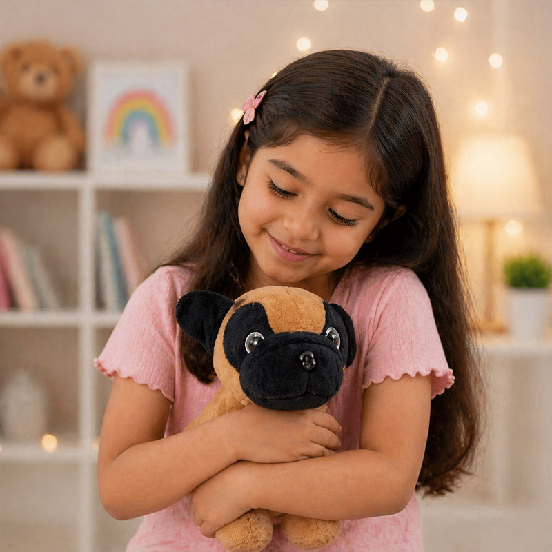 Cute Pug Soft Toy Plush Gift – Premium Kids Decor & Cuddly Companion (Standard Size) | Love Craft Gifts™