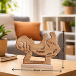 Personalized Baby Birth Detail Wooden Frame (8x6 Inch) – Custom Name Newborn Memory Gift | Love Craft Gifts™